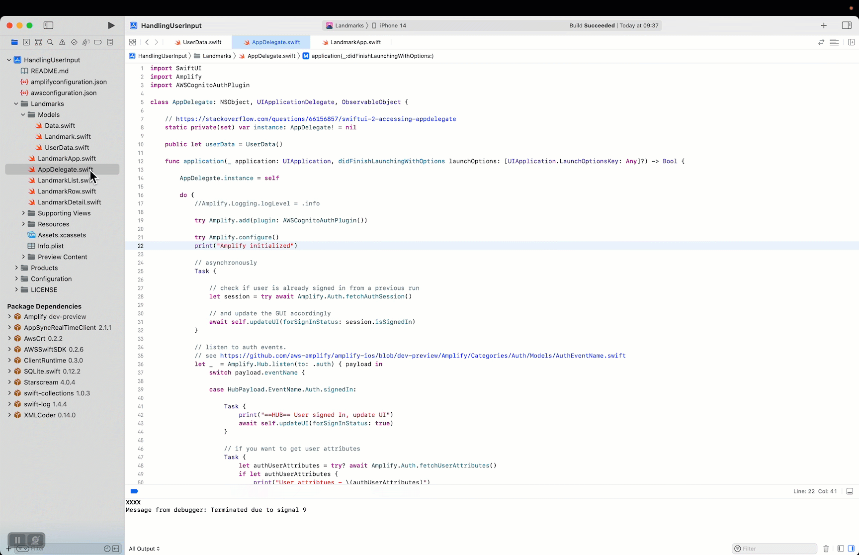 add classes to xcode